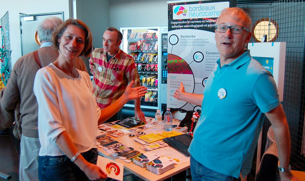 Fête de la Science - Séverine Deforges et Thierry Amédée deux scientifiques pédagogues