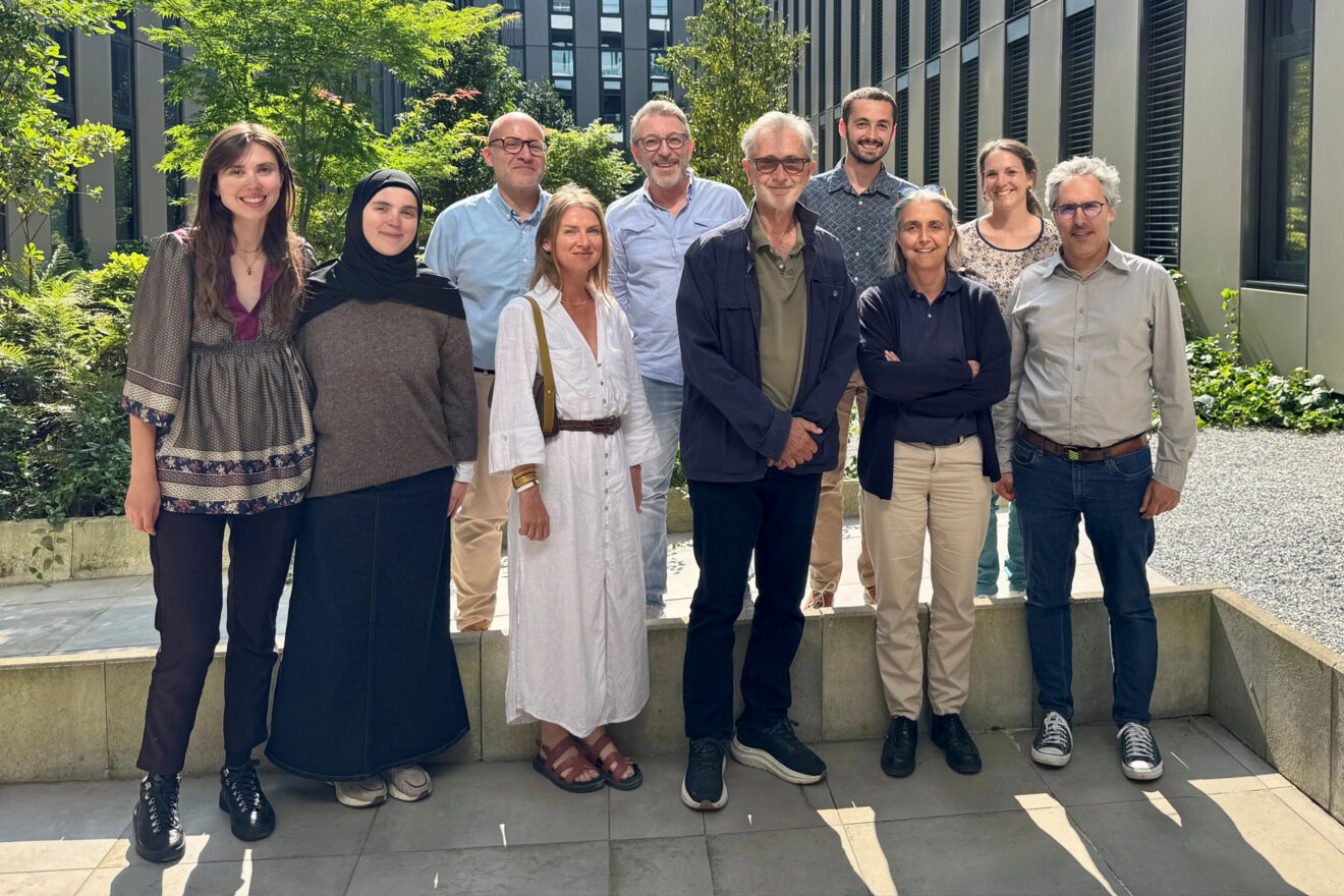 Visite de l'équipe de Muriel Thoby-Brisson par Thierry Lhermitte